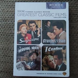 TCM set of 4 Hitchcock Classic Films on DVD